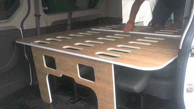 Estructura Cama Renault Trafic- FURGO CAMPER MUEBLES смотреть онлайн