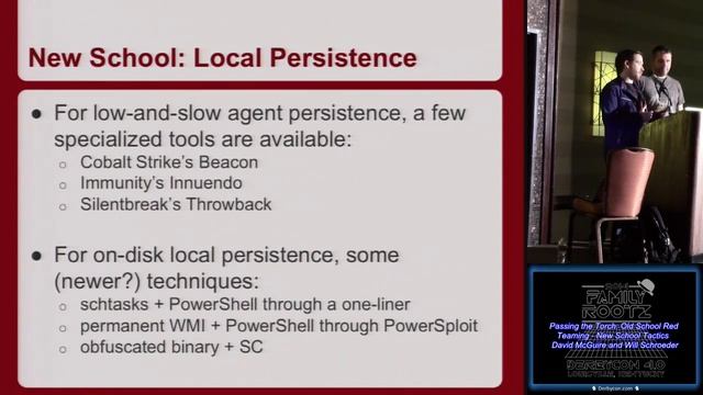 t302 Passing the Torch Old School Red Teaming New School Tactics David McGuire and Will Schroeder смотреть онлайн