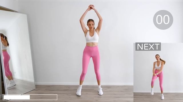 Fast 6000 Step Challenge in 40 Min / Walking Workout For Weight Loss / Knee Friendly Workout смотреть онлайн