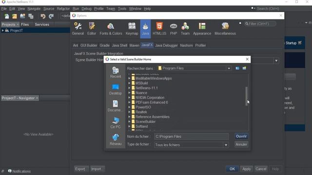 06 - تثبيت وربط scéne builder مع netbeans javafx смотреть онлайн