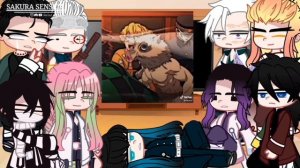 ★ Hashiras react to Kamaboko Squad//Gacha Club// [anime spoilers • PT/BR • Zenitsu] ★