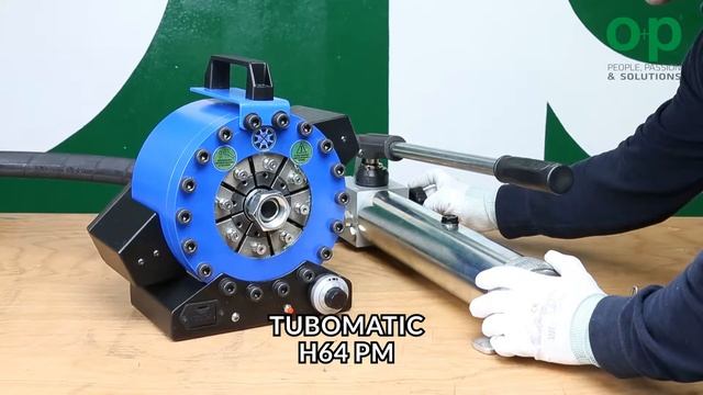 Опрессовочный станок Tubomatic H64 PM в работе смотреть онлайн