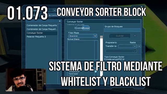 Space Engineers en Español / 01.073 / Conveyor sorter block (Español) смотреть онлайн