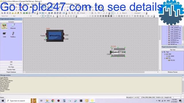 Kinco HMI & Mitsubishi FX3U "Communication" Tutorial смотреть онлайн