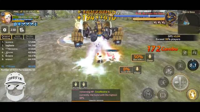 Dragon Nest M World Boss Buff Tutorial смотреть онлайн