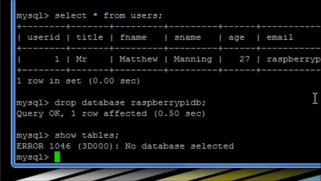 Raspberry Pi - Installing MySQL and LAMP смотреть онлайн