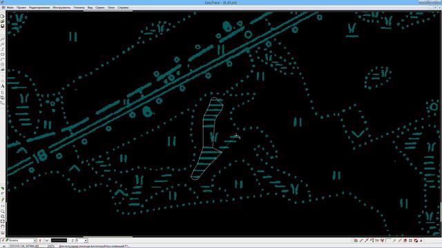 Бесплатная Easy Trace 8.65. Оцифровка полигонов сельхозугодий. Часть 1. смотреть онлайн