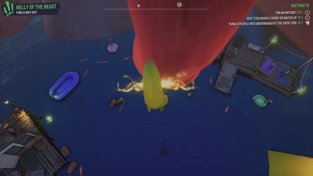 Goat Simulator 3 - How to get out from whale belly - Belly of the Beast смотреть онлайн