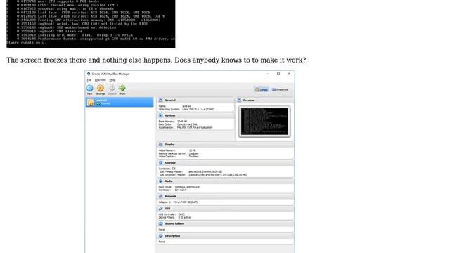 Android-x86 on Oracle VirtualBox - error смотреть онлайн