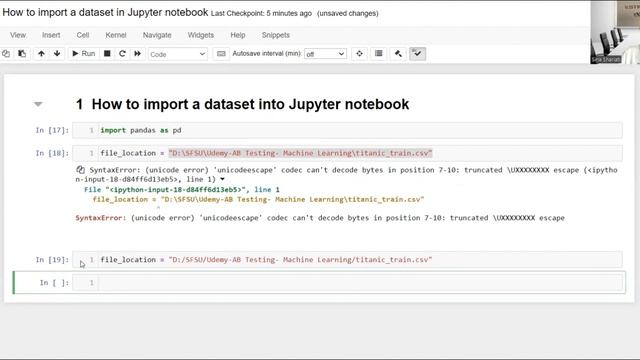 How to import dataset in Python смотреть онлайн