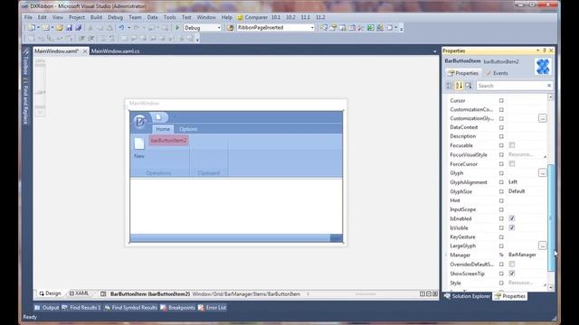 WPF Ribbon Control - Powerful Design-time Features смотреть онлайн