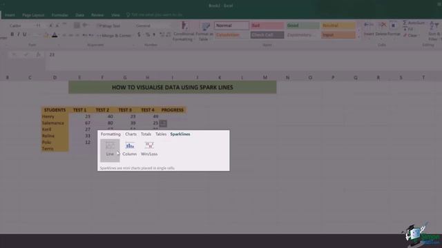 How to Visualize Data with Sparklines in Microsoft Excel смотреть онлайн