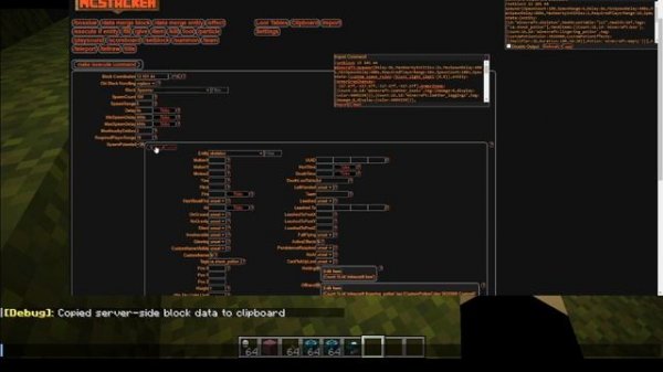 Modify in-game entities & spawners with mcstacker