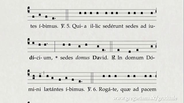 Psalmus Responsorius: Laetatus Sum