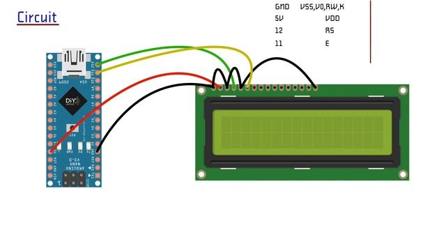 Interfacing LCD1602 With Arduino Without I2C смотреть онлайн