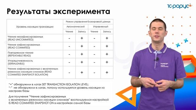 Блокировки при работе через внешний источник данных — 1C-RarusTechDay 2022 смотреть онлайн