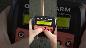 Меню и настройка металлоискателя Квазар АРМ Quasar ARM корпус gainta 1910  c FM трансмиттером