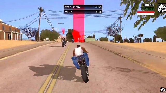 GTA San Andreas Android (MOD) - Race Tournament #3 - Dam Rider - (Las Venturas) смотреть онлайн