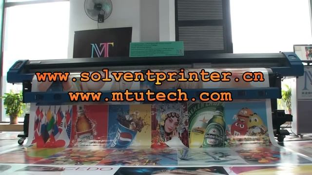 3.2m large format printer Eco Solvent Plotter DX5 смотреть онлайн