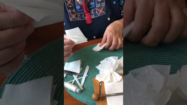 МК «Цветы из салфеток» Рекуц Н.В. смотреть онлайн