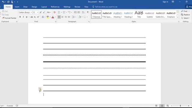 How to Insert a Line in Word (The QUICK & EASY Way) | How to Make a Line in Word 2016 смотреть онлайн