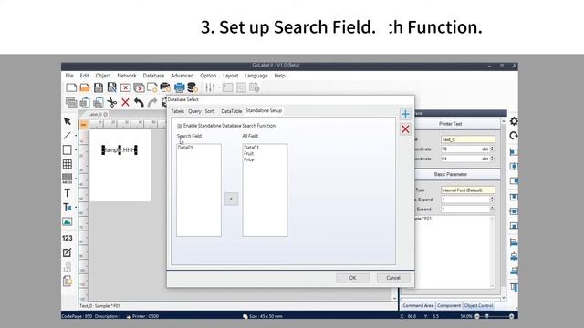 GoLabel II - How to set up“Search to print” ? смотреть онлайн