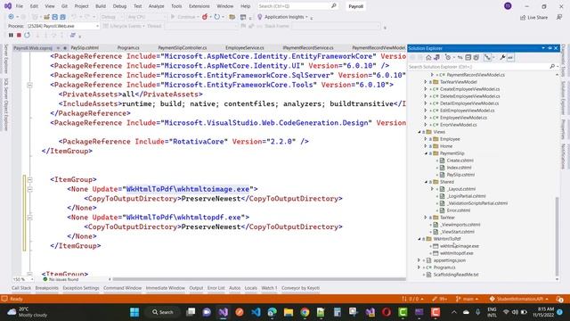 Fix: An unhandled exception occurred while processing the request | Rotativa | ASP.NET CORE смотреть онлайн