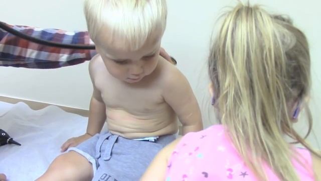 Flu Shots for 6 Kids and 2 Year Old Doctor Checkup | Crazy8Family смотреть онлайн
