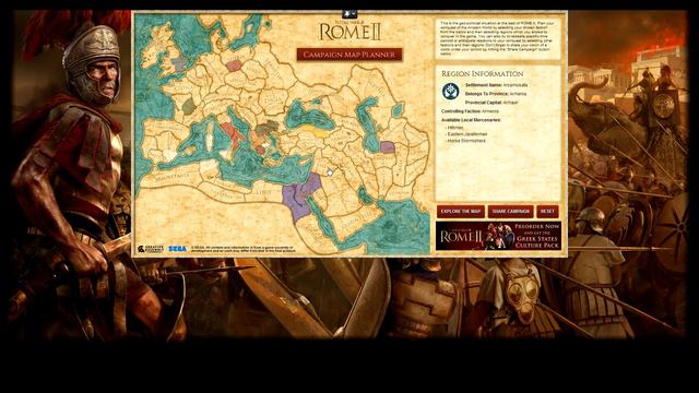 Total War Rome II - Campaign Map Preview - (Campaign Map Planner) смотреть онлайн
