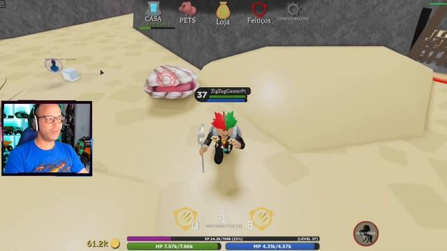 Wizard Simulator #6 | !!!Cuidado!!! | Piratas Vermelhos e Verdes | Nivel 39 | Português | Roblox смотреть онлайн