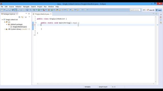Represent a Singly Linked List in Java | Data Structures & Algorithms смотреть онлайн