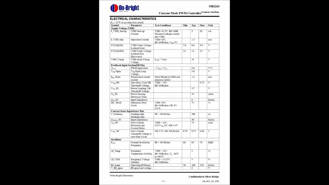 OB2263AP Datasheet