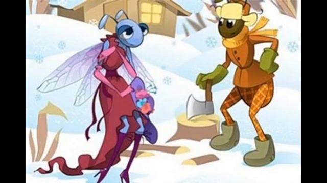 Стрекоза и муравей , Иван Крылов , читает Павел Беседин