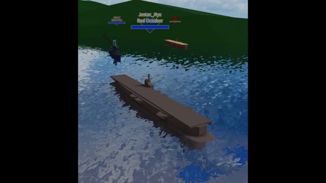 Meet the spy theme over red october with a fake carrier. (Roblox Warships Beta) смотреть онлайн