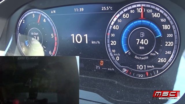 Volkswagen Passat Variant B8 2.0 TDI BITDI DSG 240 PS 0-100 Chip 2016 смотреть онлайн