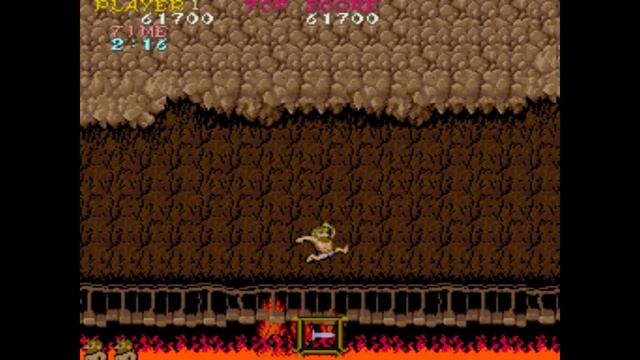 Ghosts'n Goblins Прохождение - Серия №3: "Пещера, огненный мост и драконы" смотреть онлайн