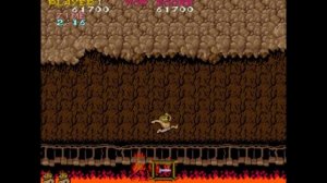 Ghosts'n Goblins Прохождение - Серия №3: «Пещера, огненный мост и драконы»