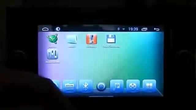 Штатная магнитола Ford универсальная прямоугольная Ksize DVA-KR7039 Android смотреть онлайн