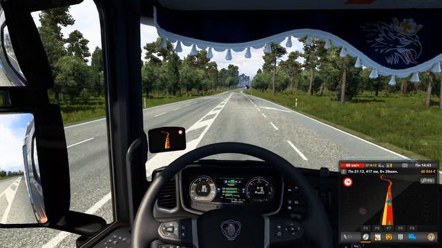 РЕЙС-12. ГЕРМАНИЯ - ЛИТВА. Euro Truck Simulator 2 смотреть онлайн