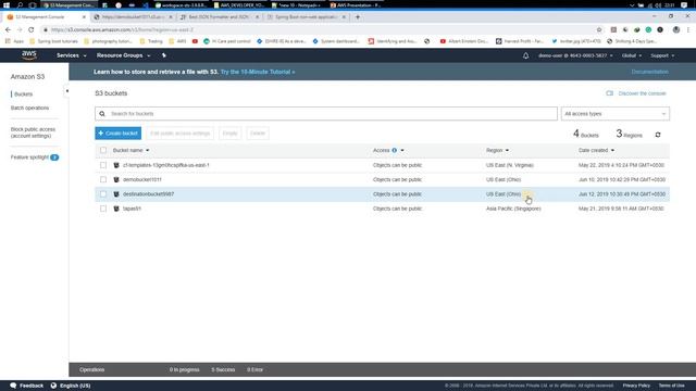 AWS S3 using Java SDK смотреть онлайн