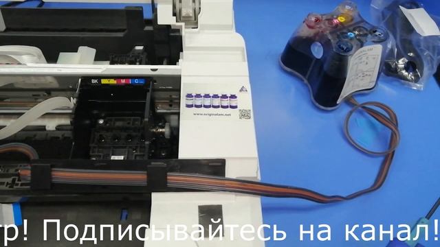Снятие и промывка печатающей головки Epson XP-303/313/335/342/352 смотреть онлайн
