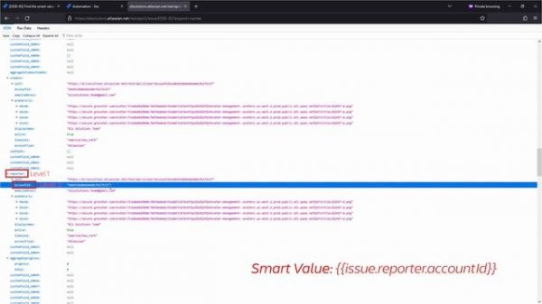 Jira Automation - Find the Smart Value For A Field #atlassian #jira #descript