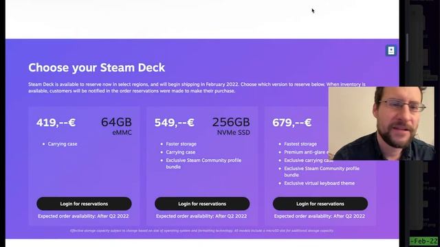 I PRE-ORDERED a Steam Deck! Most innovative Linux gaming PC as portable dev client? смотреть онлайн