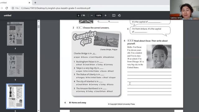 Ағылшын тілінен 5-сынып үй тапсырмасы (English Plus Workbook - Unit 1 grade 5) смотреть онлайн