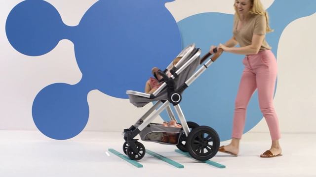 Kinderkraft VEO 3-in-1 pushchair with car seat смотреть онлайн