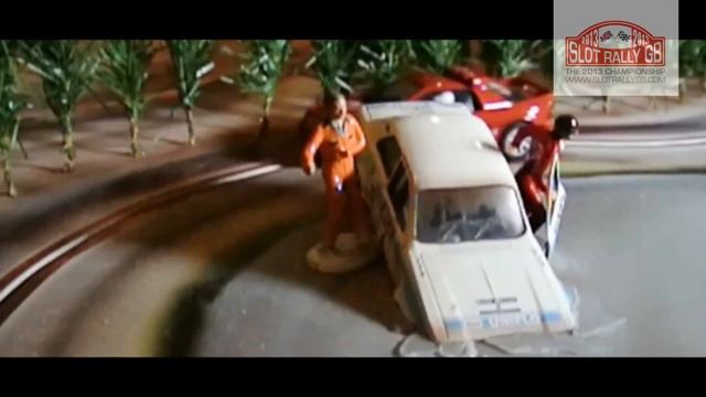 SlotRallyGB 2013 - Round One "Ice Dance" Stage - Scalextric Ford RS200 смотреть онлайн