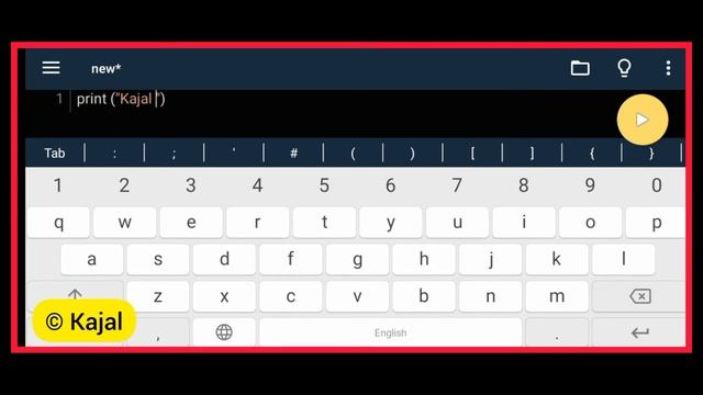 Python Print Command (on your Android device) by Kajal | Kajal's Podcast смотреть онлайн
