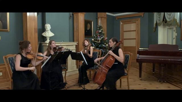 В.А.Моцарт Струнный квартет До-мажор "Диссонанс" 1 часть - EstroQuartet смотреть онлайн