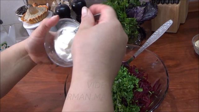 Բազուկով աղցան  Свекольный салат  Beetroot Salad