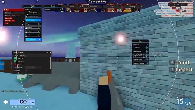 Zeus X | OP ROBLOX EXPLOIT | GAME HUB | SHORT KEY смотреть онлайн